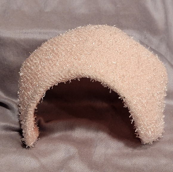 Vintage Light Pink Bridal Cap/Headband - Picture 2 of 11